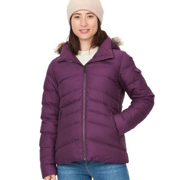 ❄️NWT❄️Women's Marmot Ithaca Down Puffer Jacket with Faux Fur❄️ - Picture 12 of 14